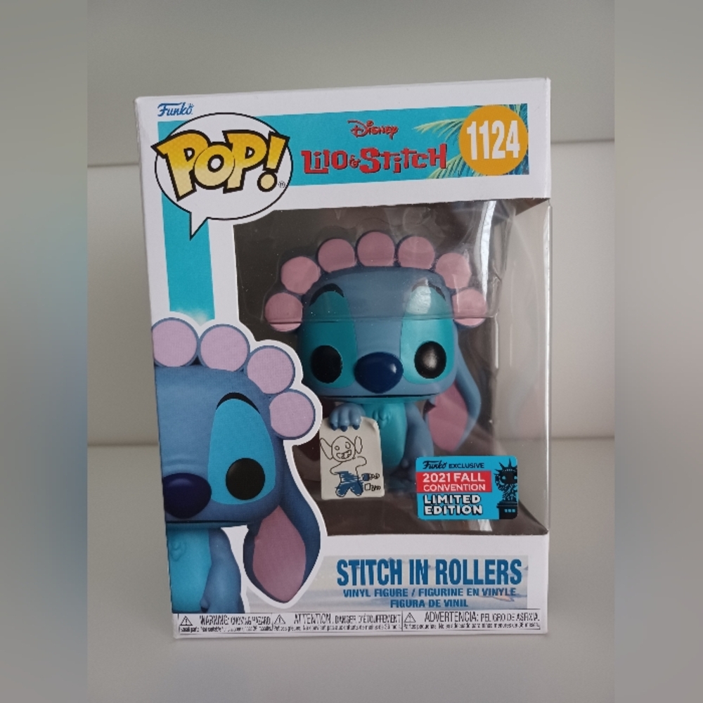 Disney Stitch Lilo And Stitch In Rollers 1124 Vinyl Figure Funko Pop Collectible